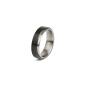 Preview: Zweifarbiger Ring aus Titan - Tendo Silver Black